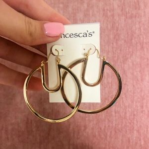 Gold Francesca hoops